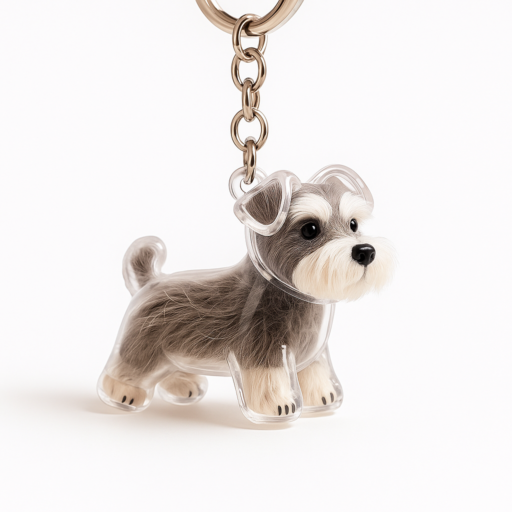 Pet Hair Keychain