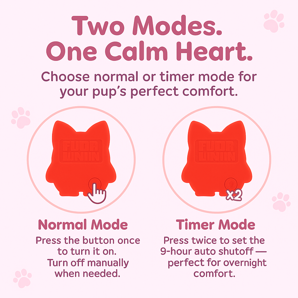 Puppy Dog Heartbeat Toy