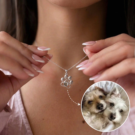 Custom Dog Projection Necklace