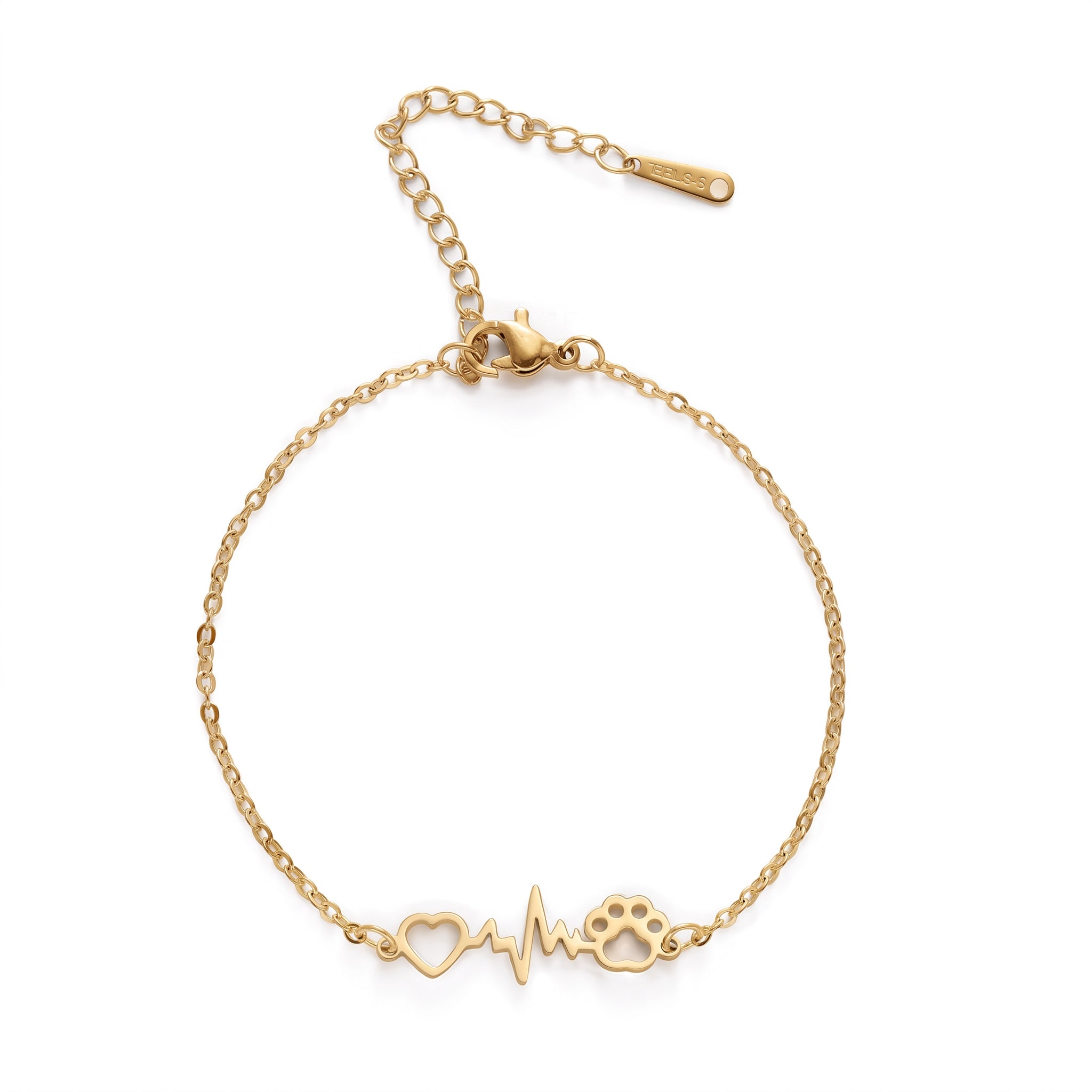 Free Heartbeat Paw Bracelet